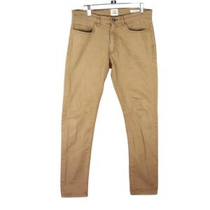 Flint and Tinder Pants Mens Size 28x30 Khaki Chino Slim Fit Straight Legs